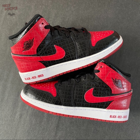 Air Jordan 1 ‘Black + Red = Bred’ 🖤❤️